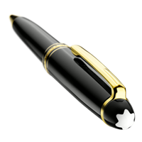 Penna Montblanc Meisterstück Gold Coated Classic in Resina 10883 - 10883